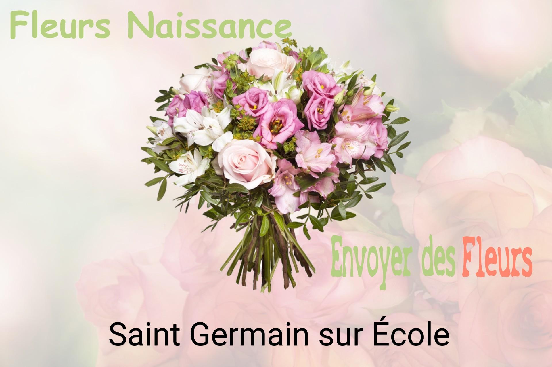 Bouquet de fleurs de naissance livré à Saint-Germain-sur-École